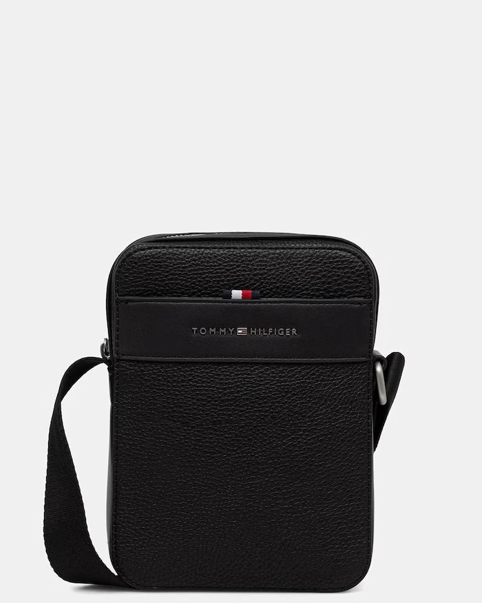 Tommy Hilfiger erkek suni deri omuz çantası