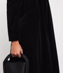 Velvet Off-The-Shoulder Gown BLACK