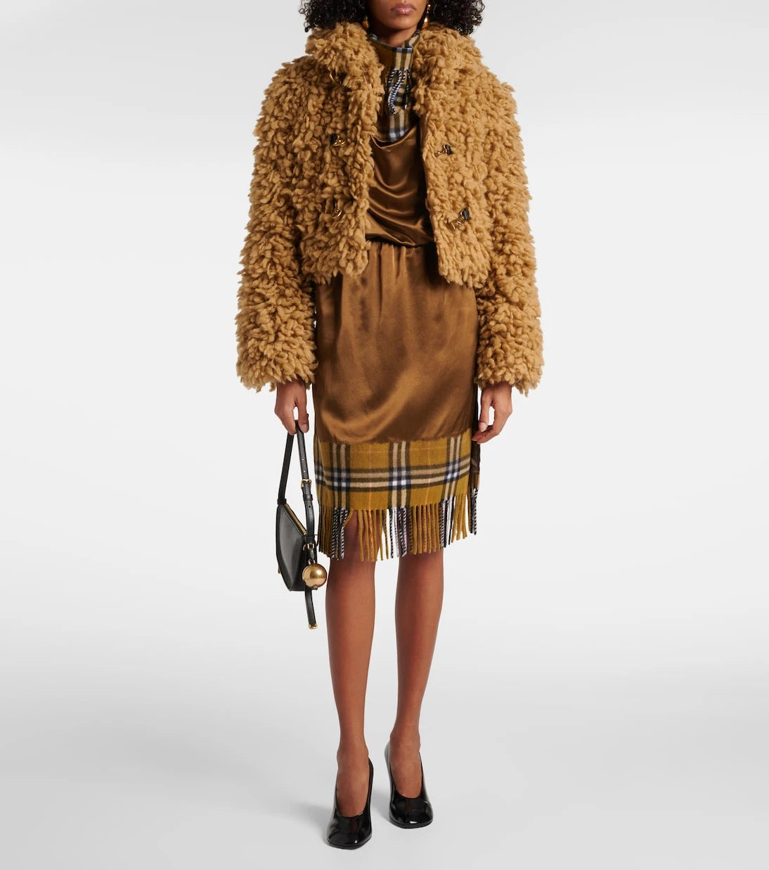 Burberry - Faux shearling jacket