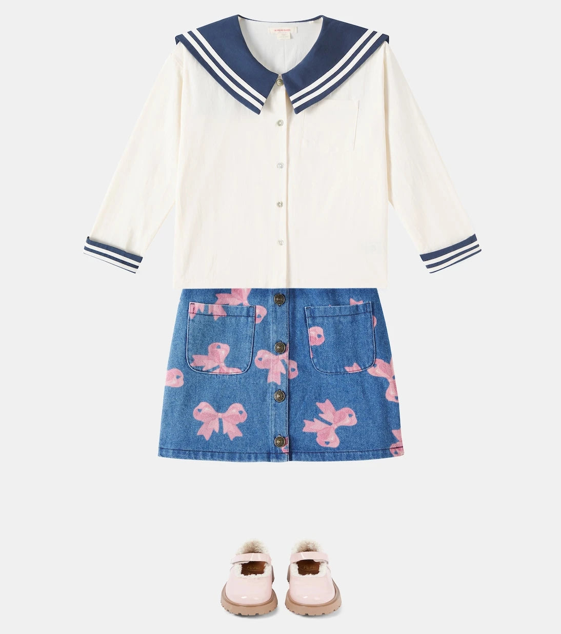 Konges Sløjd - Magot printed denim skirt