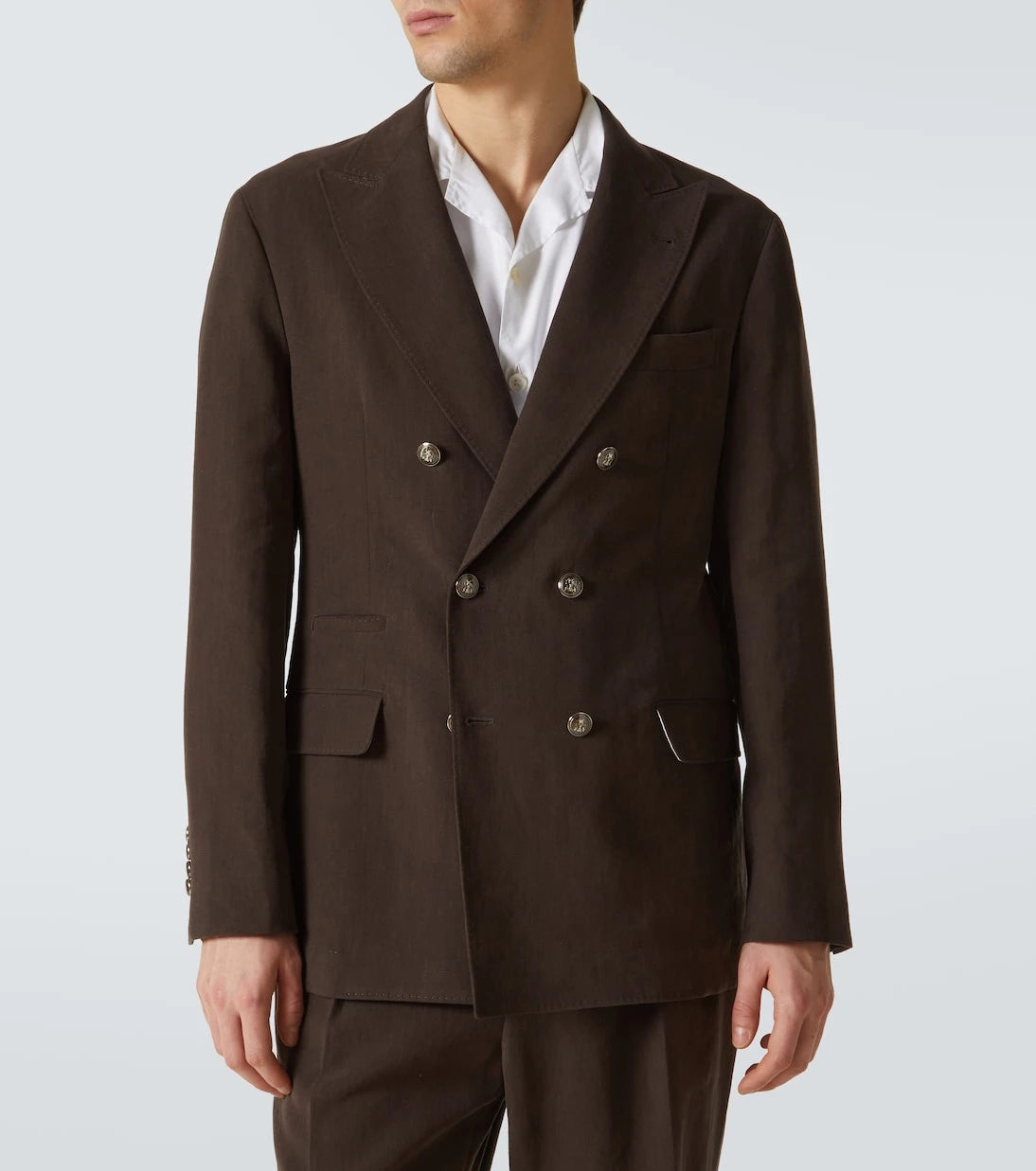 Brunello Cucinelli - Double-breasted linen suit