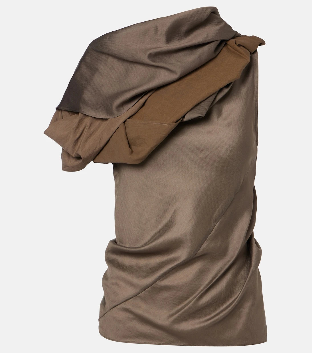 Entire Studios - One-shoulder satin top