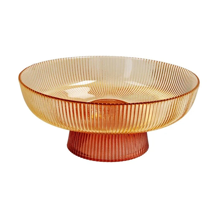 Tognana büyük renkli cam meyve kasesi 26 x 11 cm