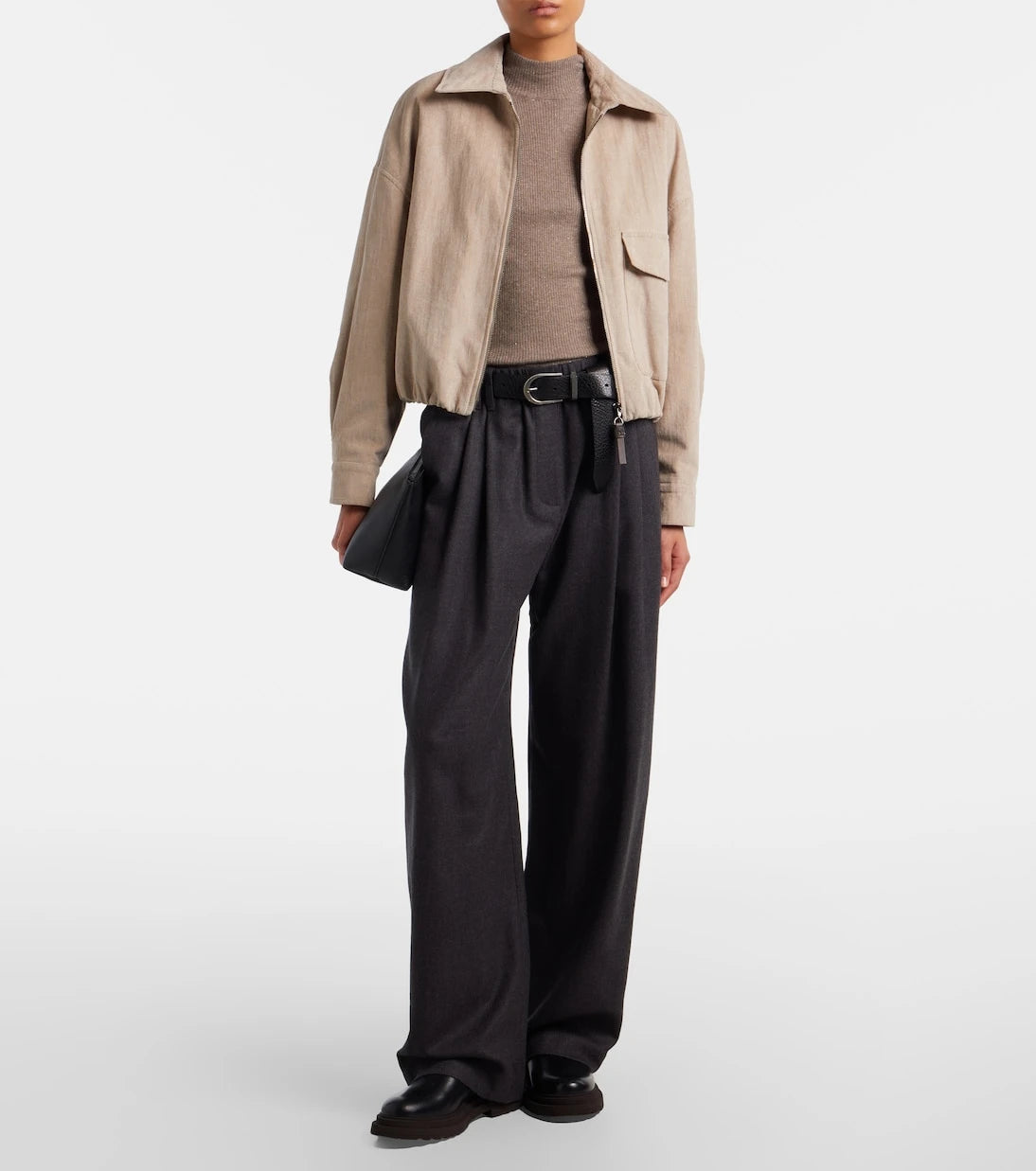 Brunello Cucinelli - Monili virgin wool wide-leg pants