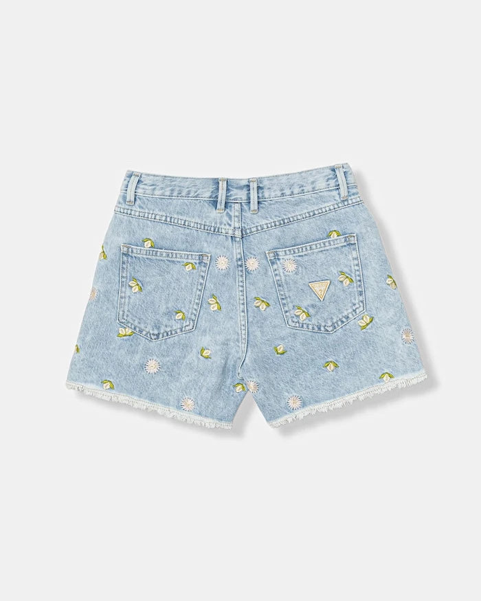 Guess çocuklar için denim kısa pantolon