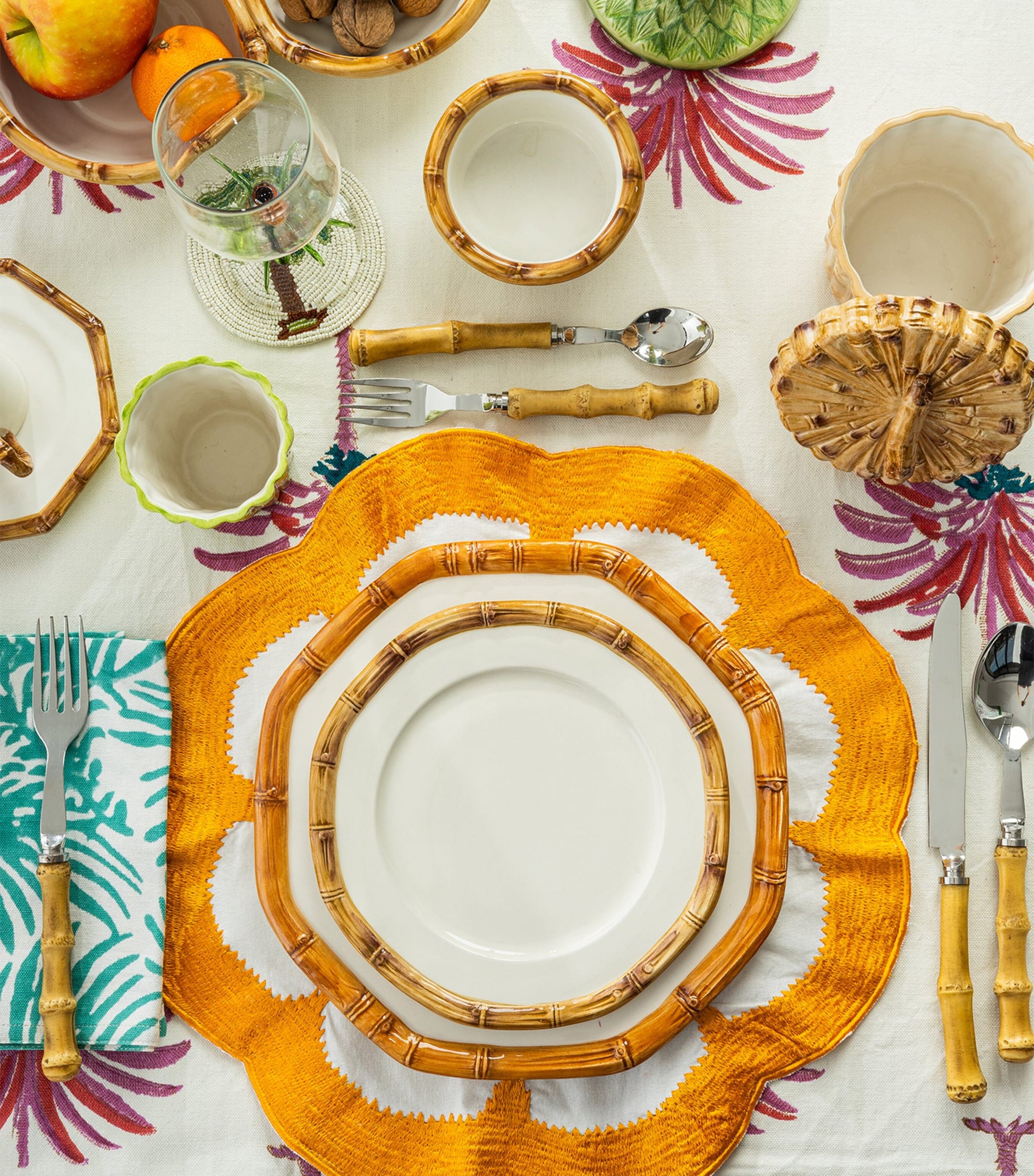 Set of 5 Bamboo Cutlery