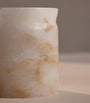 Alabaster Marble Vessel and Bergamot & Mandarin Candle (250g)