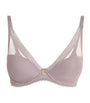 Purple Lace Romance Plunge T-Shirt Bra