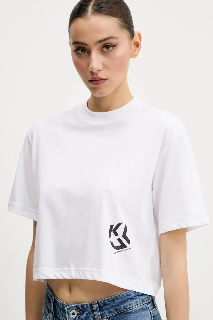 Karl Lagerfeld Jeans pamuk tişört