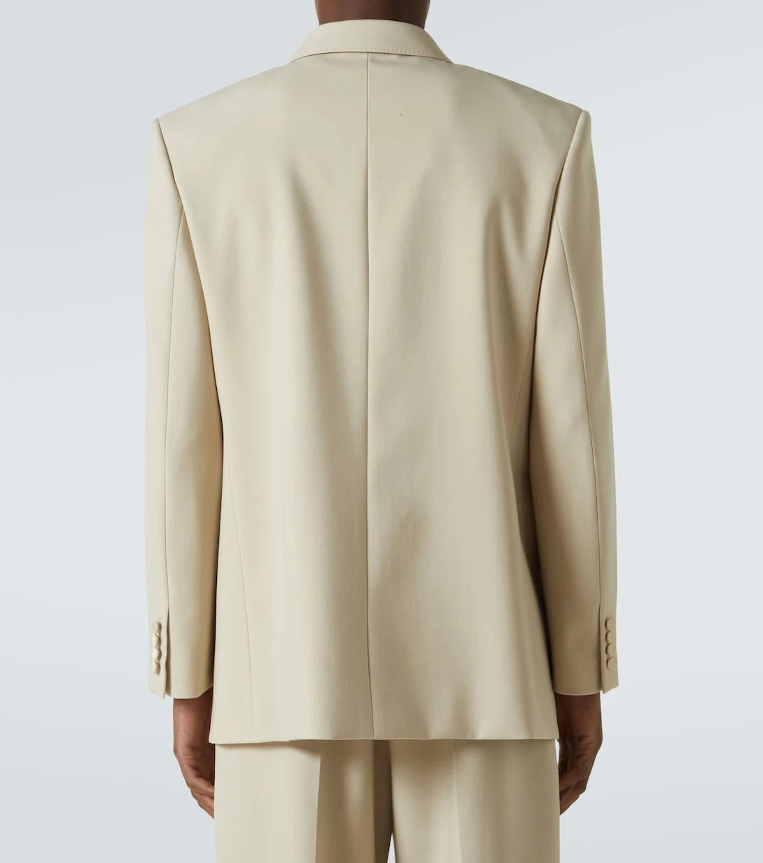 Saint Laurent - Double-breasted wool tuxedo jacket