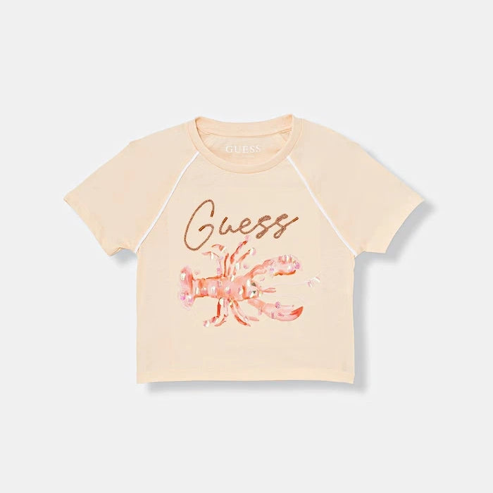 Guess тениска за деца от памук
