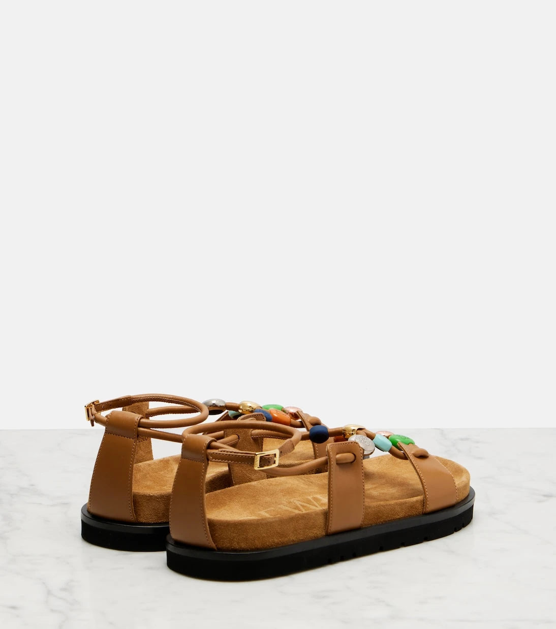 Loewe - Paula's Ibiza Pebble Beads leather sandals