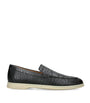 Brotini Alligator Skin Loafers