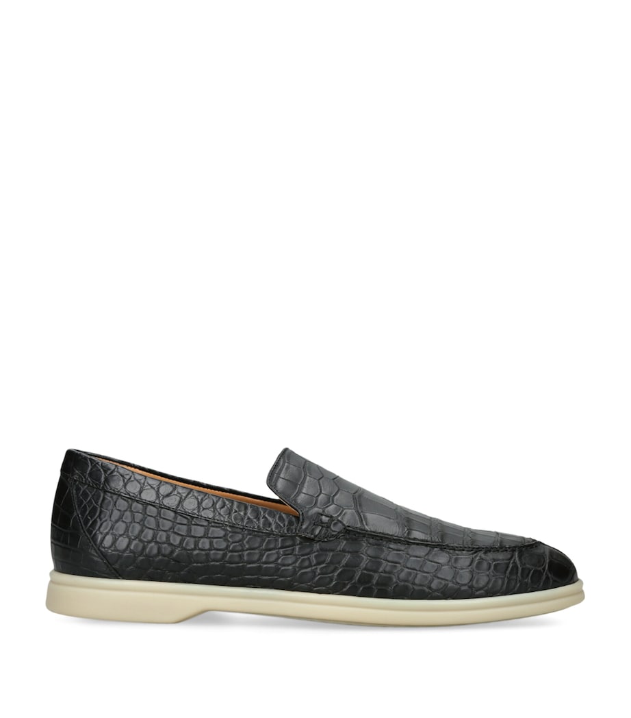 Brotini Alligator Skin Loafers