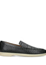 Brotini Alligator Skin Loafers