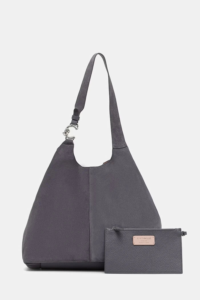 Coccinelle Kadın Süet Hobo Çanta