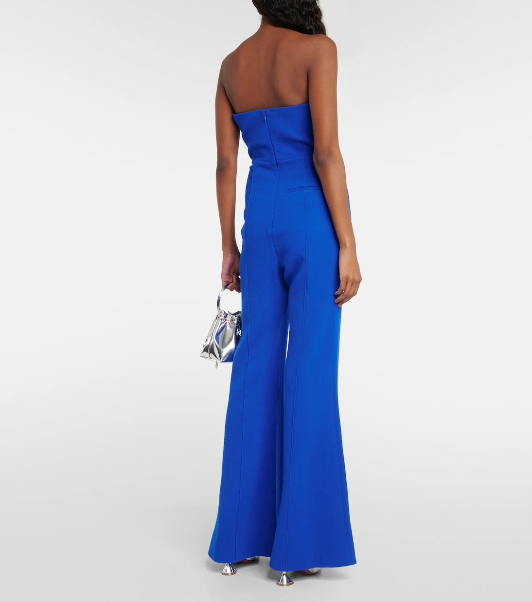 Roland Mouret - Asymmetric wool crêpe jumpsuit