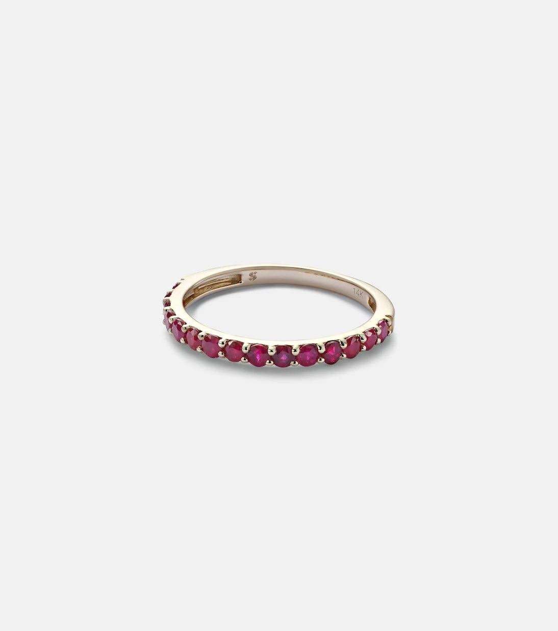 Stone and Strand - Forever Birthstone 14kt gold ring with ruby
