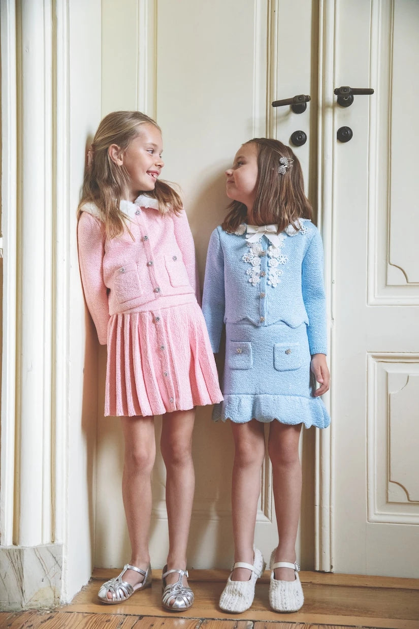 Self-Portrait Kids - تنورة بكسرات