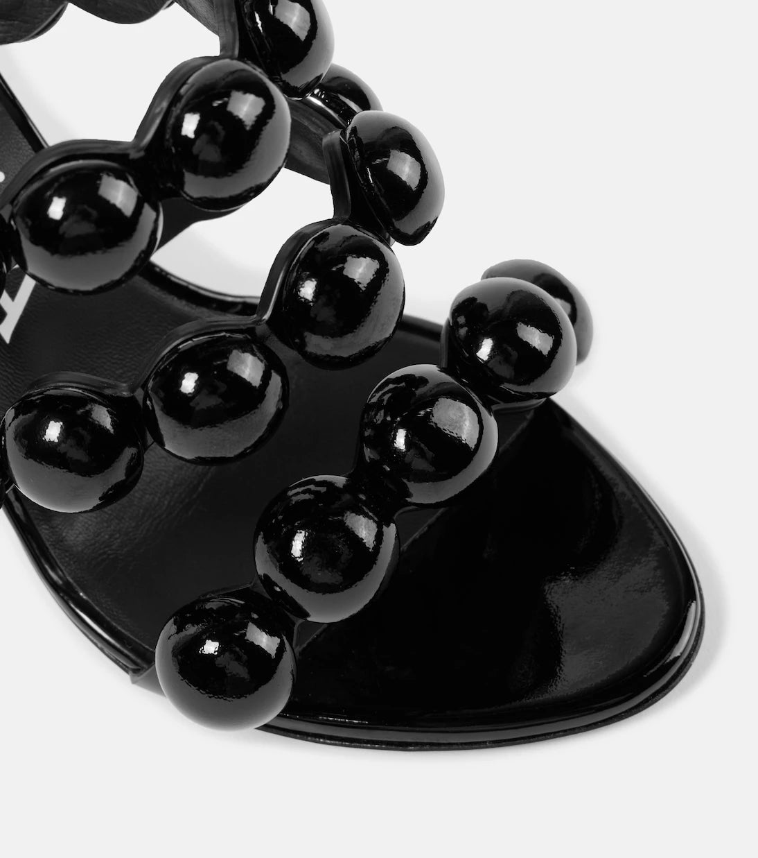 Alaïa - La Bombe 90 patent leather sandals
