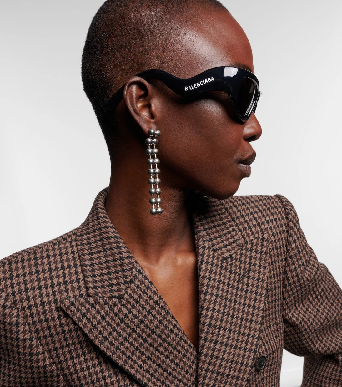 Balenciaga - نظارة شمسية هامبتونز مستطيلة الشكل