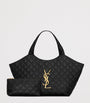 Saint Laurent Black Medium Icare Quilted Tote Bag