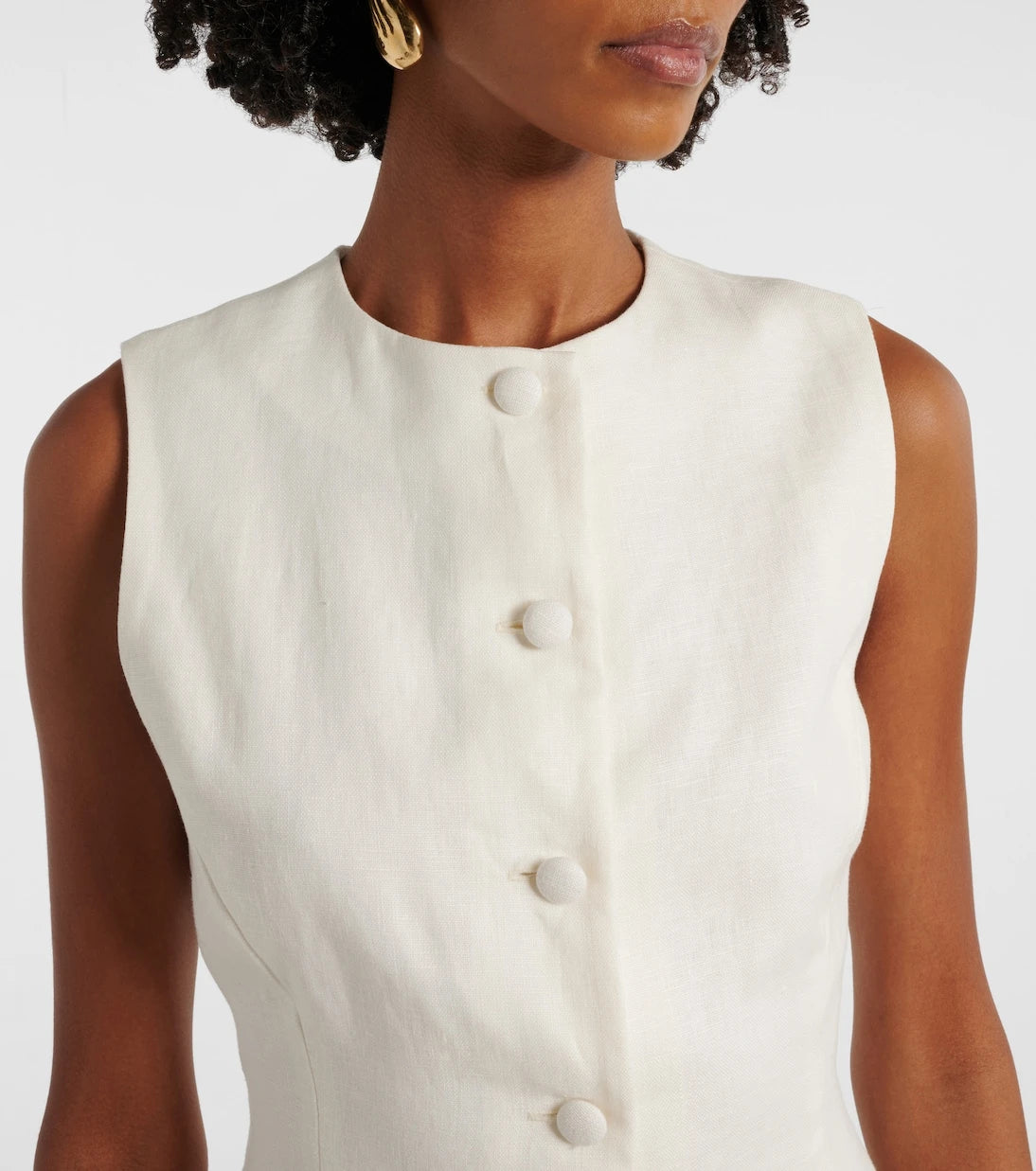 Faithfull - Twill linen minidress