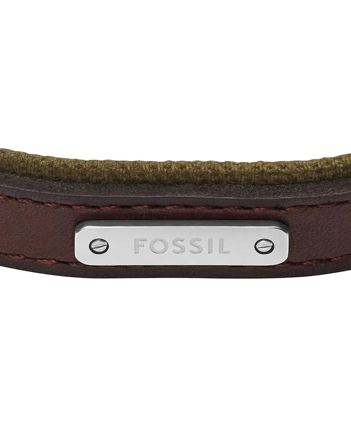Fossil Erkek Deri Bileklik Everett
