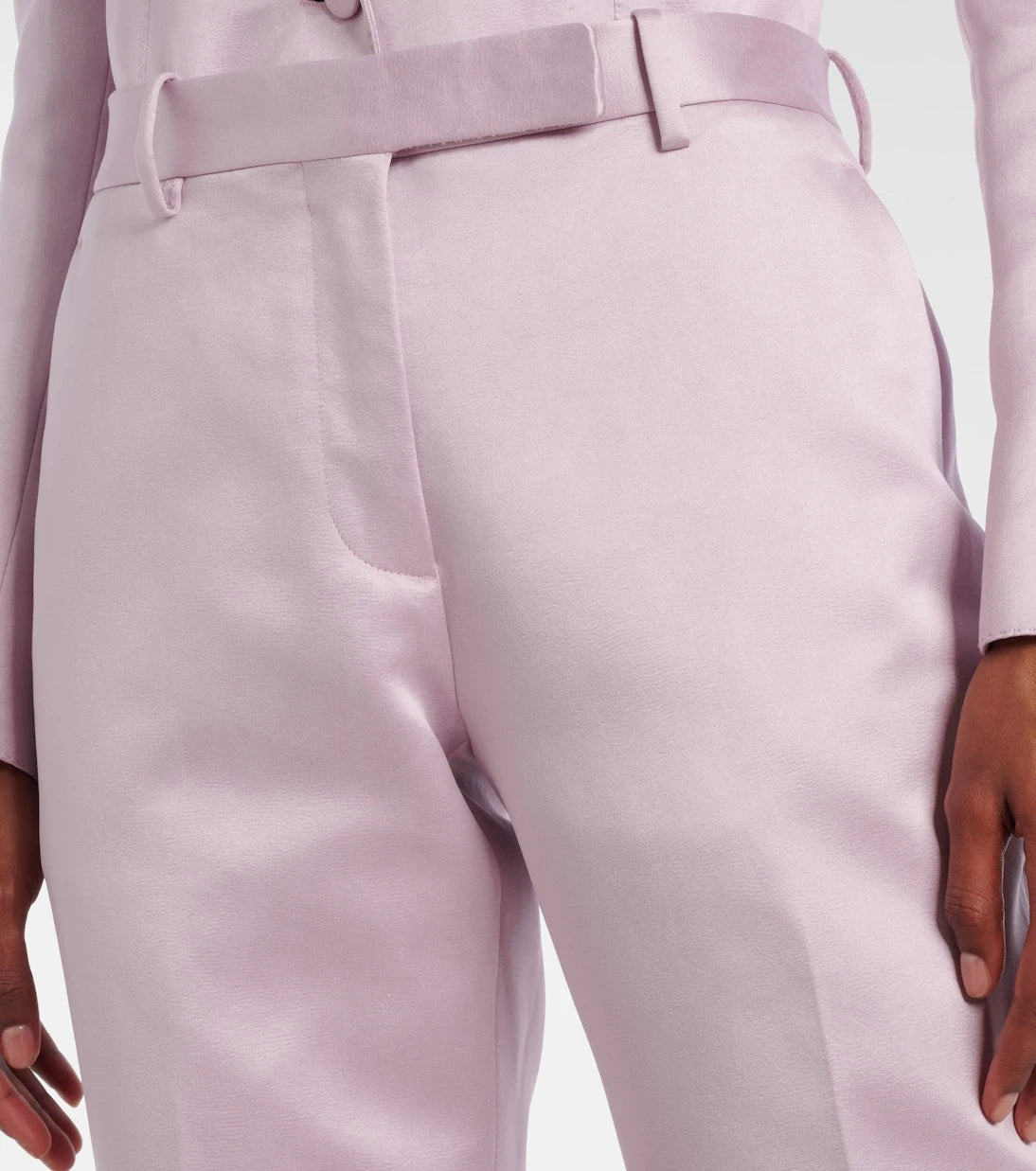 Tom Ford - Cotton and silk duchesse straight pants