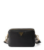Black Small Leather Cross-Body Bag