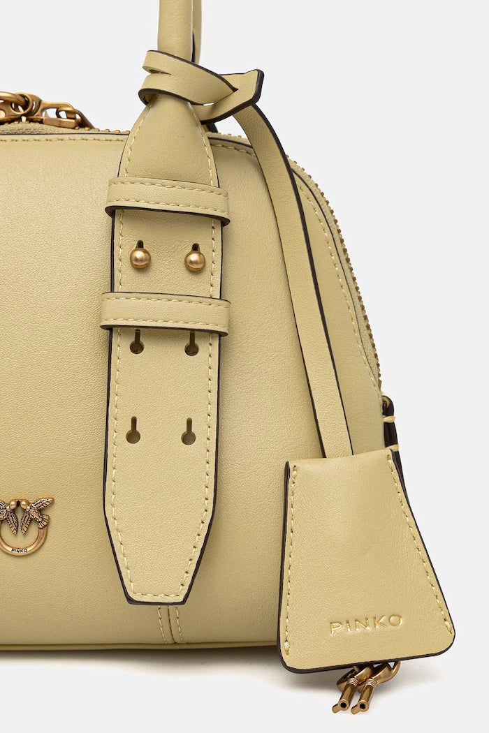 Pinko чанта crossbody дамска от кожа