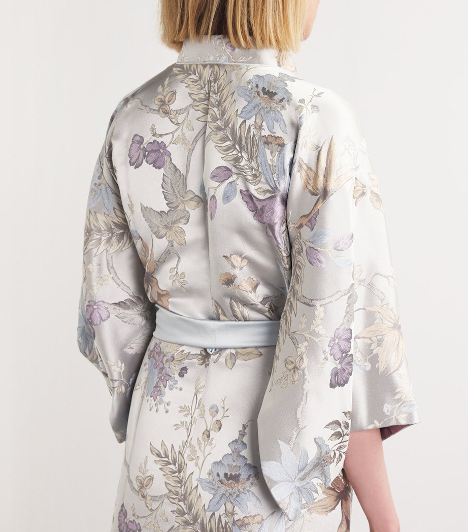 Silk Floral Kimono