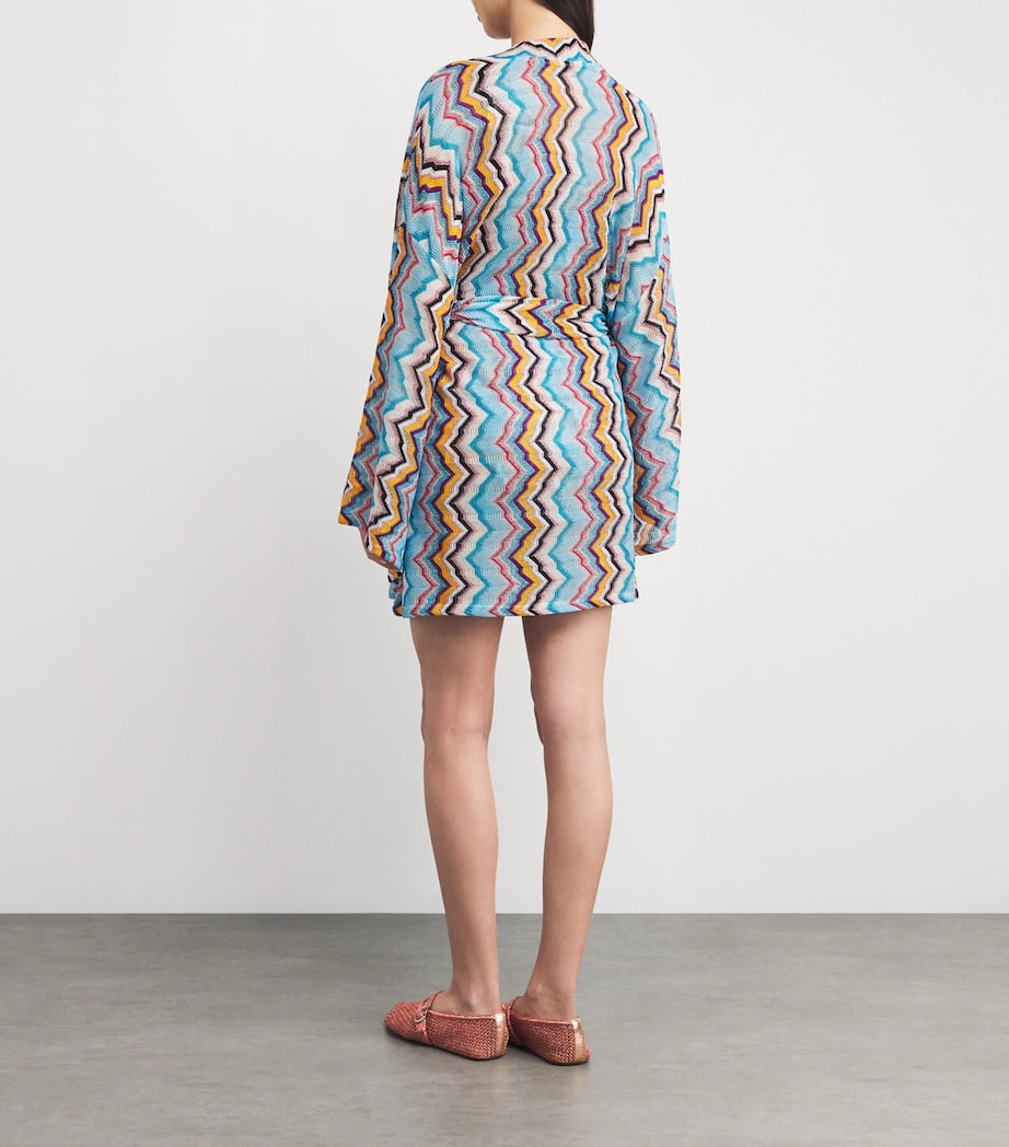 Missoni Multi Metallic-Knit Beach Cover-Up
