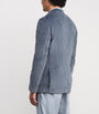 Eleventy Blue Cotton-Cashmere Corduroy Blazer