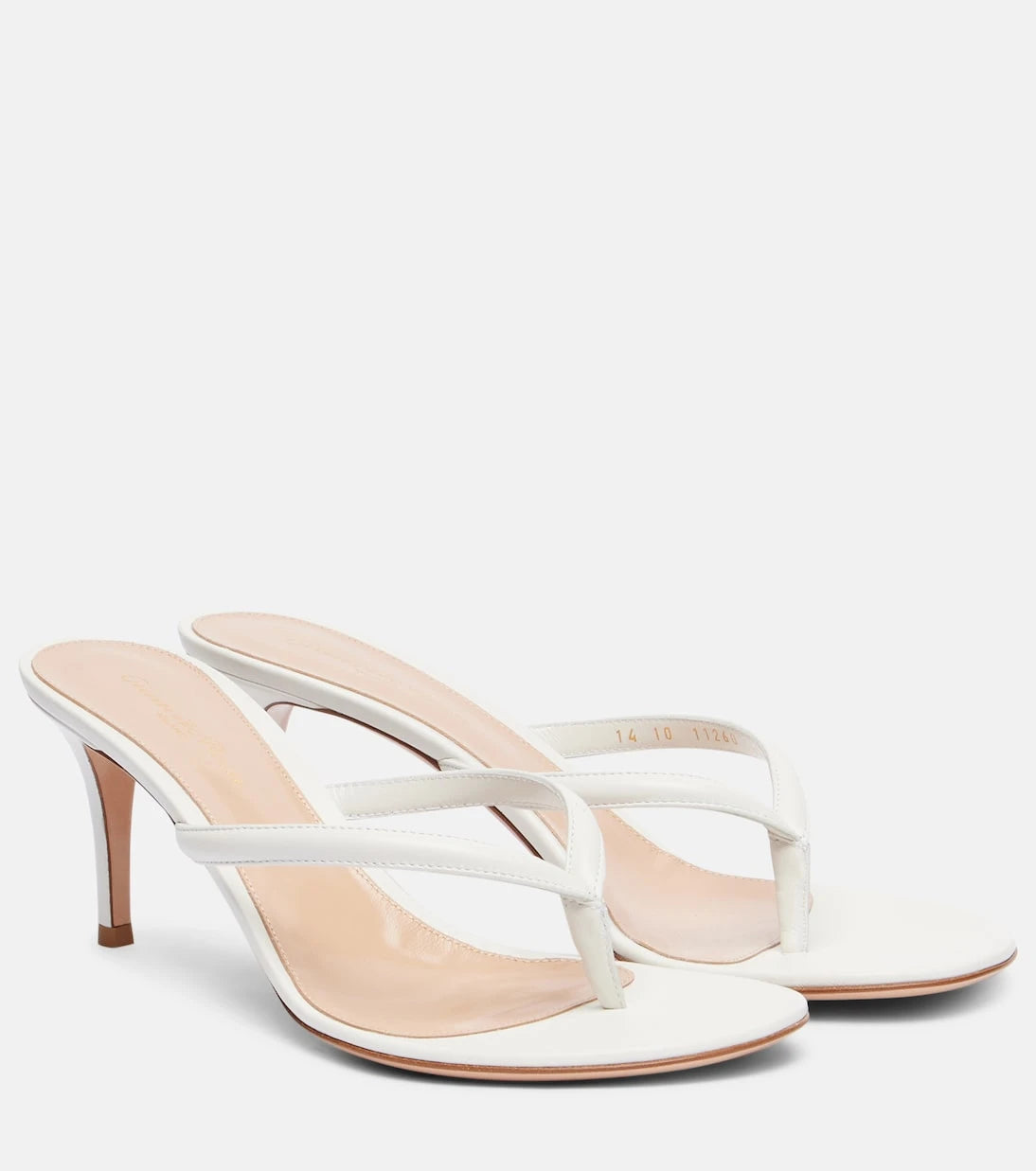 Gianvito Rossi - Calypso 70 leather thong sandals