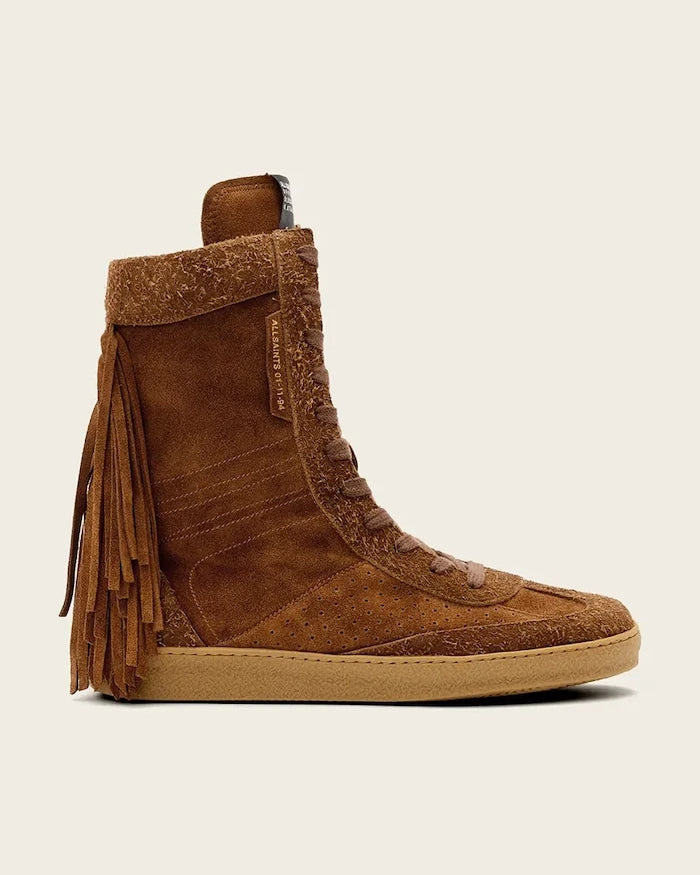 AllSaints Louise Fringe Ht Süet Ayakkabılar