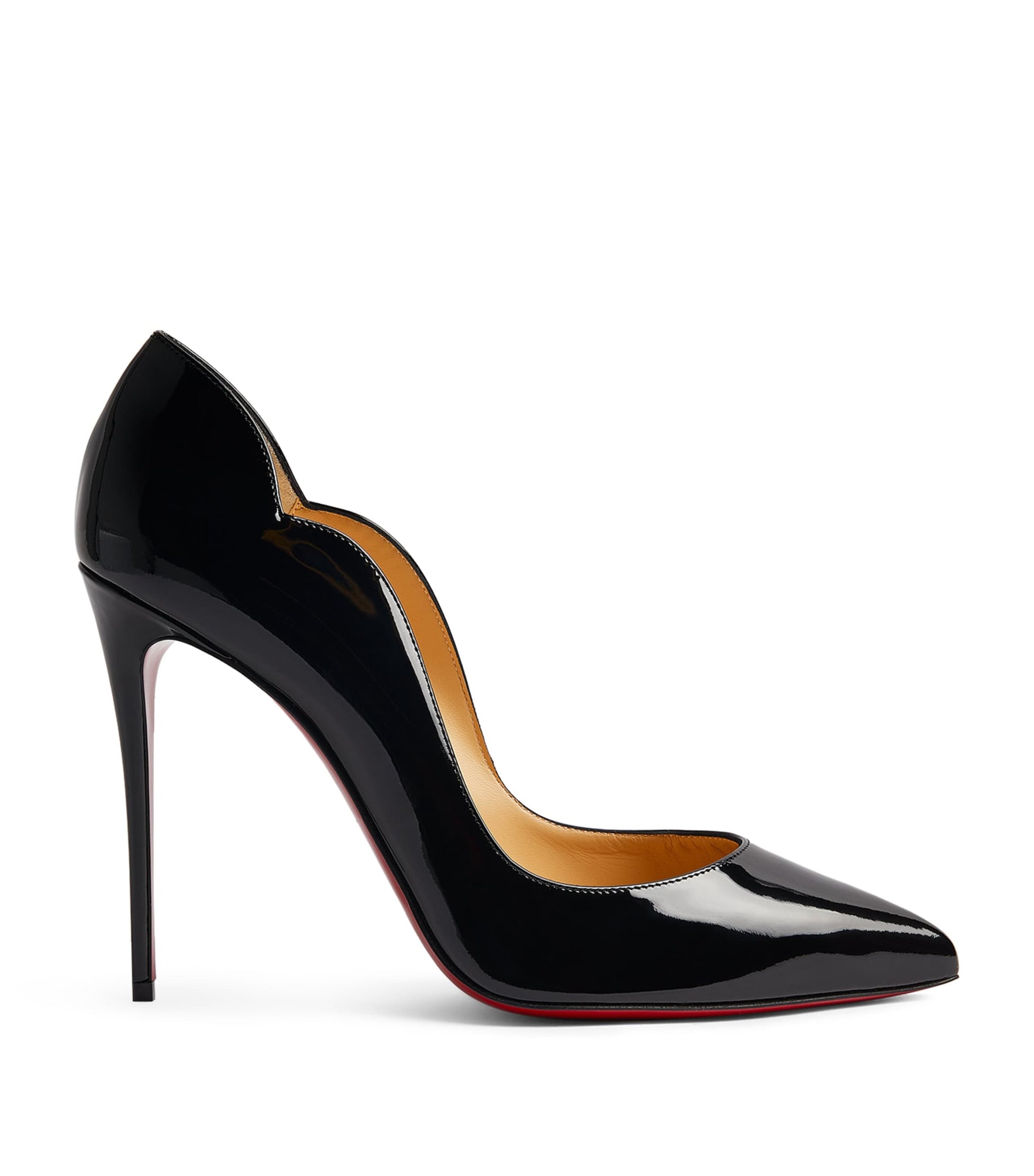 Christian Louboutin Black Hot Chick Patent Leather Pumps 100