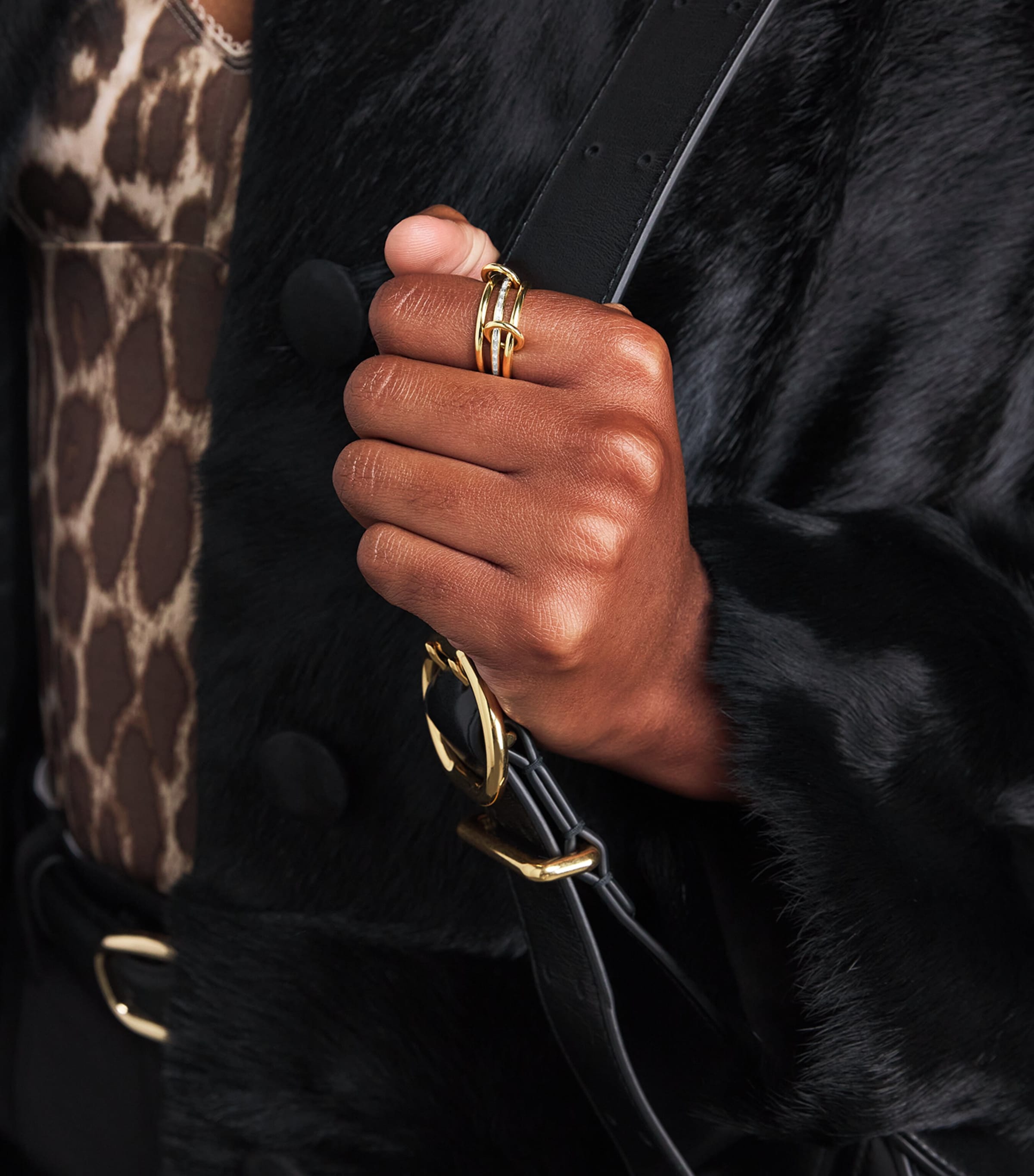 Yellow Gold and Diamond Sonja Ring