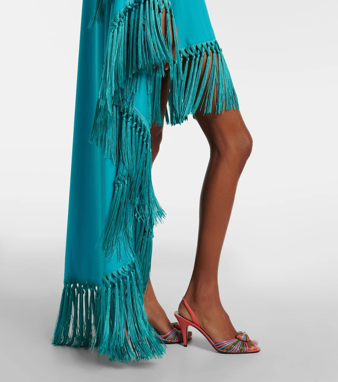 Taller Marmo - Cecil fringed crêpe cady kaftan
