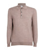 Silk-Cotton-Cashmere Polo Shirt