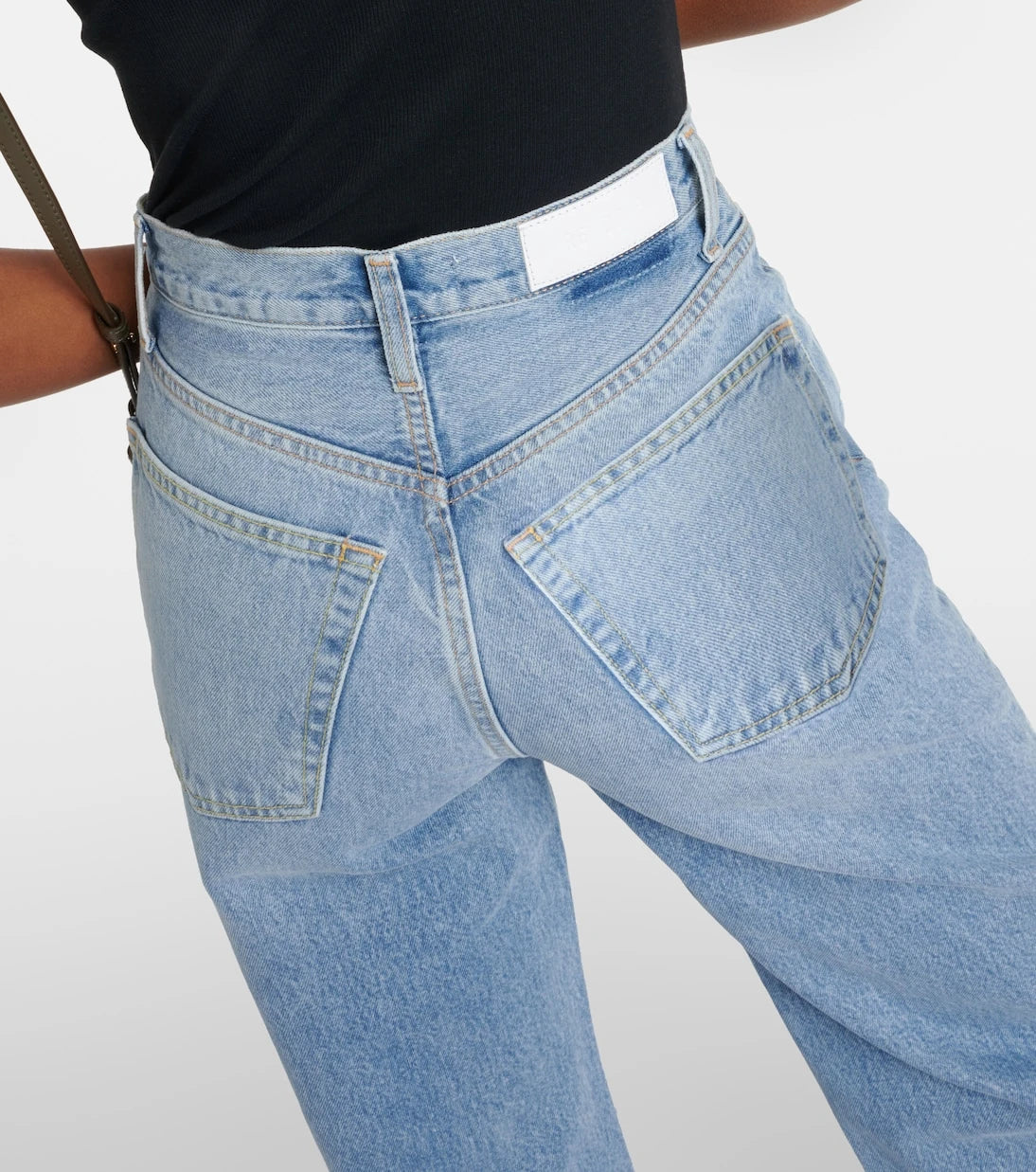 Re/Done - High-rise wide-leg jeans