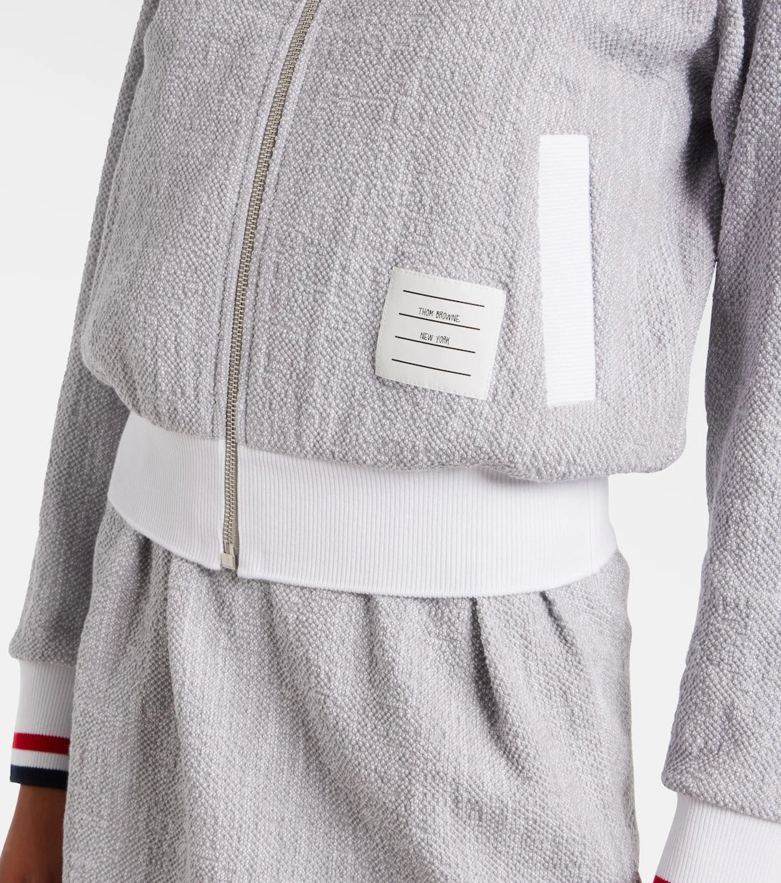 Thom Browne - سترة بومبر من مزيج القطن