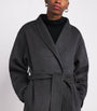 Almada Label Grey Wool-Cashmere Mara Wrap Coat