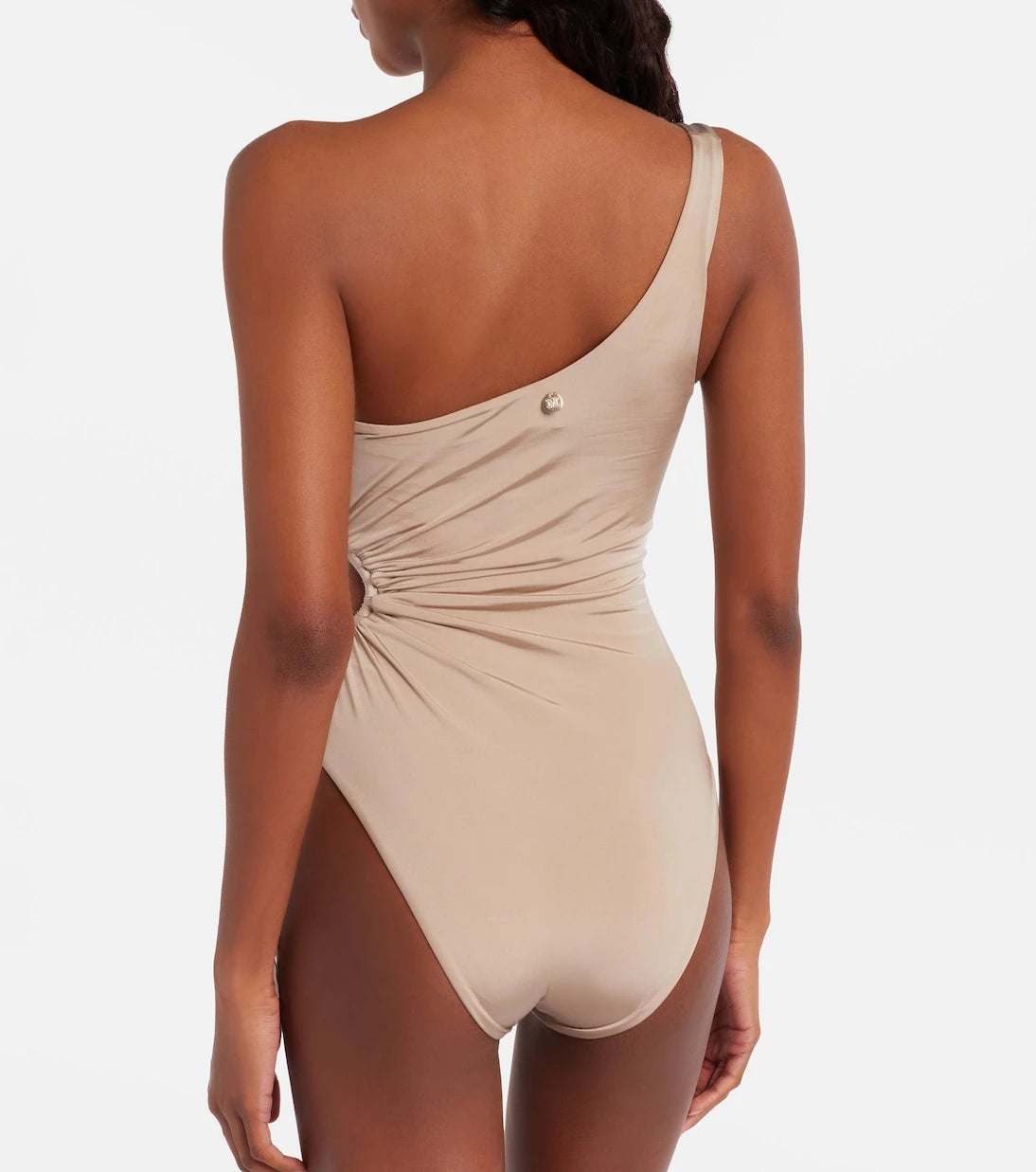 Max Mara - Canarie ruched one-shoulder swimsuit