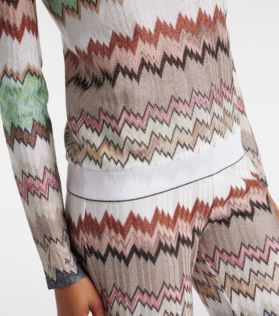 Missoni - Zigzag lamé top