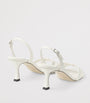 White Elsy 70 Leather Heeled Sandals