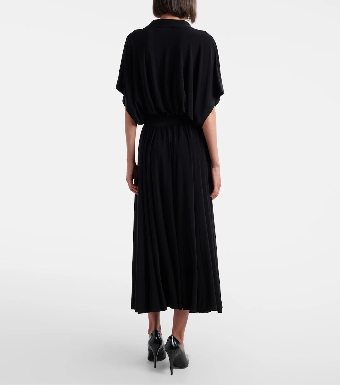 Norma Kamali - Belted oversized midi dress