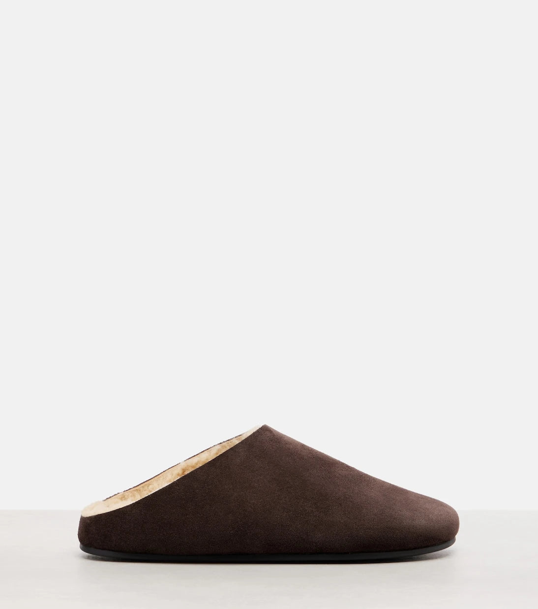 The Row - Hudson shearling-lined suede mules