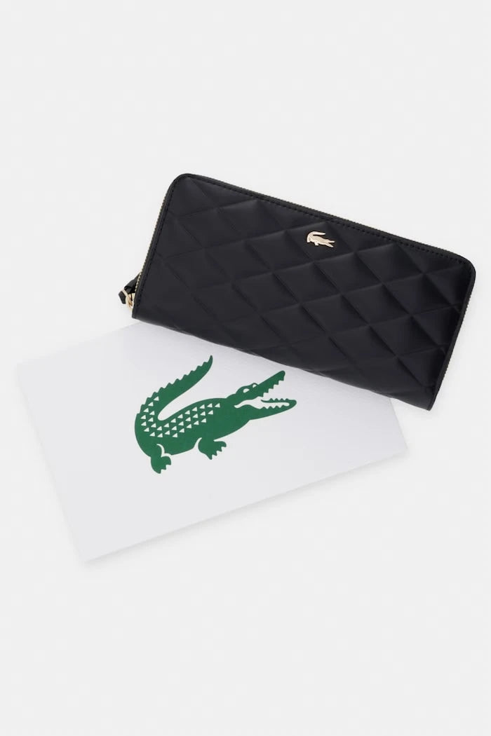 Lacoste портфейл RFID дамски от кожа