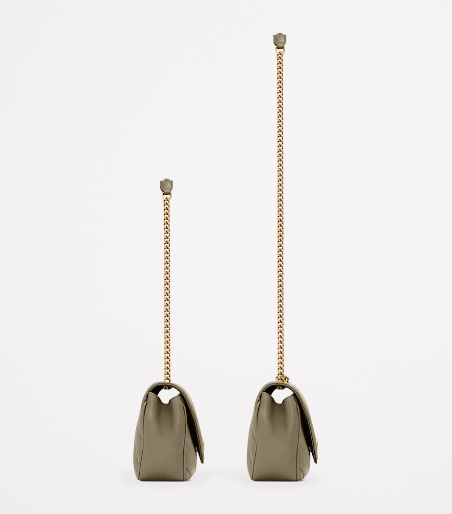 Saint Laurent Green Small Loulou Shoulder Bag